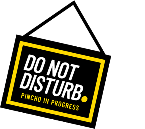 hungry do not disturb Sticker by PINCHO