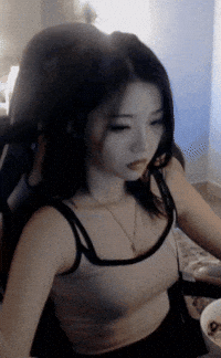Bored Cute Girl GIF