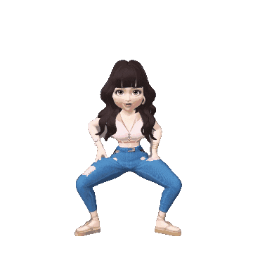 Moon Walk Girl Sticker