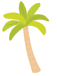 Palm Tree Summer Sticker