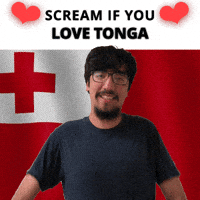 To Scream Tonga Flag GIF