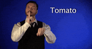 sign language tomato GIF by Sign with Robert