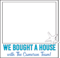 Real Estate We Bought A House Sticker by The Cameron Team