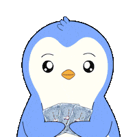 Excited Trading Cards Sticker by Pudgy Penguins
