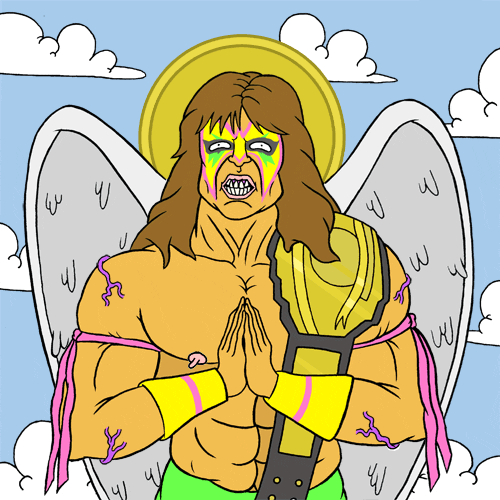 Ultimate Warrior Angel GIF by Richie Brown
