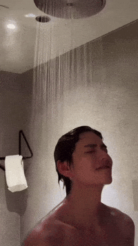 Shower Tae GIF