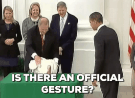 barack obama is there an official gesture GIF by Obama