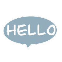 안녕 Hello Sticker