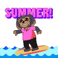 Summer Time Sticker by BoDoggos