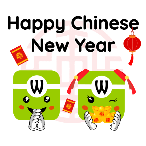 Happy New Year Sticker by Wakuliner