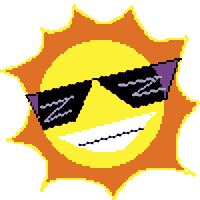 sun sunglasses Sticker