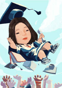 Happy Girl GIF