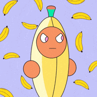 Banana Silly Face GIF by Fatman
