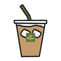 Tired Iced Coffee Sticker by Panera Bread