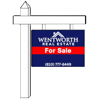 Home Sign Sticker by WentworthRealEstate