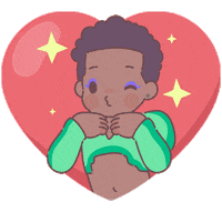 Happy Heart Sticker by HyperBeard