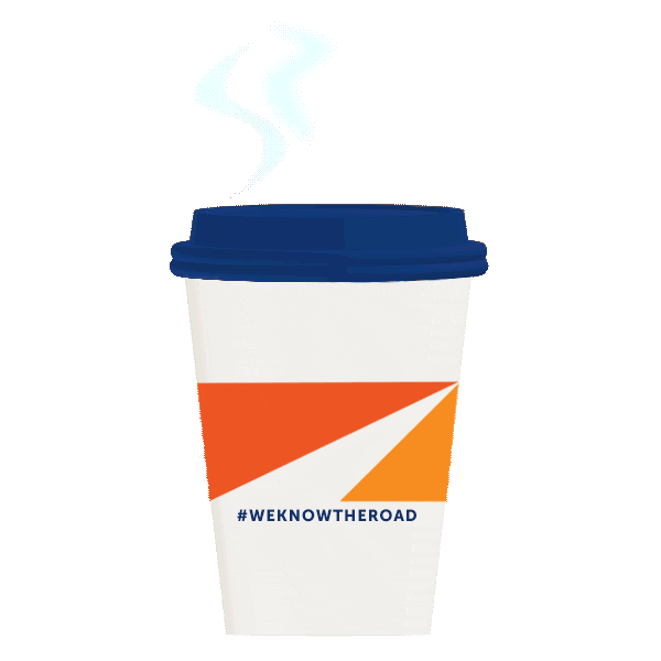 coffee driving Sticker by Budget