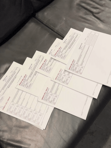 Text Overlapping GIF by Alex Boya