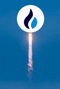 Moon Rocket GIF by Huobi