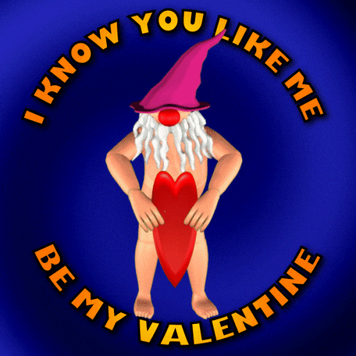 Be My Valentine Wizard GIF