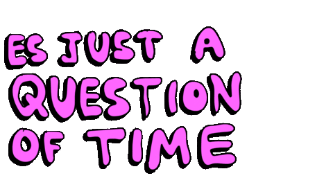 Time Question Sticker by deladeso