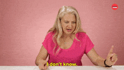 Let Me Think Idk GIF by BuzzFeed