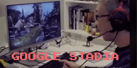 kreomeo giphygifmaker google stadia negative latency GIF