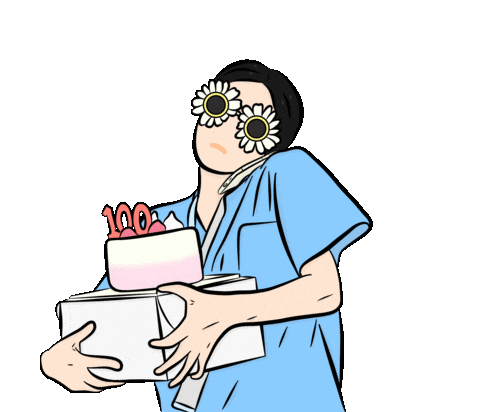 Birthday Sticker by yemsstudio