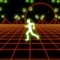 Black Sun Running GIF by PERFECTL00P