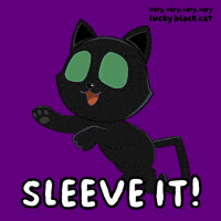 Glow Black Cat GIF by VeeFriends