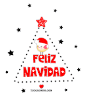 Feliz Navidad Girl Sticker by Nina en tu corazon