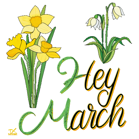 March 1St Spring Sticker by Dani K.
