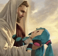 Hatsune Miku Jesus GIF