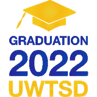 Graduation Trinity Sticker by UWTSD