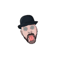 Dr Peacock Dj Sticker by DVTD MGMT