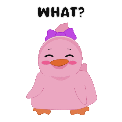 Duck What Sticker by MeetDuckey