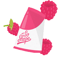 shake raspberry Sticker by SoShape