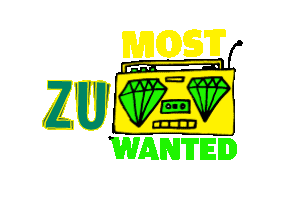 Most Wanted Sticker by Radio ZU