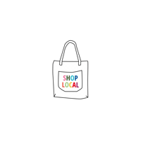 Shoplocal Jutebeutel Sticker by BVK Students Hannover