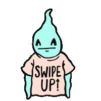 Swipe Up T-Shirt Sticker by Vardagen