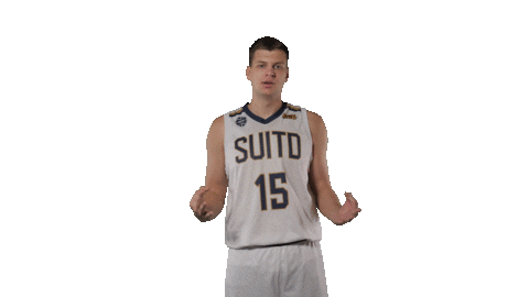 suitdbasket giphyupload basketball men asb Sticker