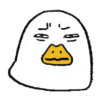 bird duck Sticker by Goose Tang