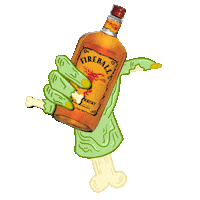american whiskey thumbs up Sticker by Fireball Whisky