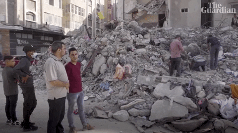 War Israel GIF by The Guardian