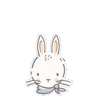 Bunny Hearts Sticker by Muckelmeister