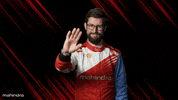 MahindraRacing hello hi bye wave GIF