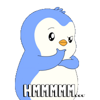 Confused I See Sticker by Pudgy Penguins