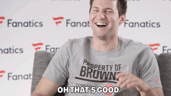 Excited Cleveland Browns GIF by Fanatics