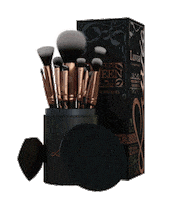 LuviaCosmetics vegan cosmetics make up brush Sticker