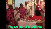 Just Kidding Lol GIF by Sai Young Messengers